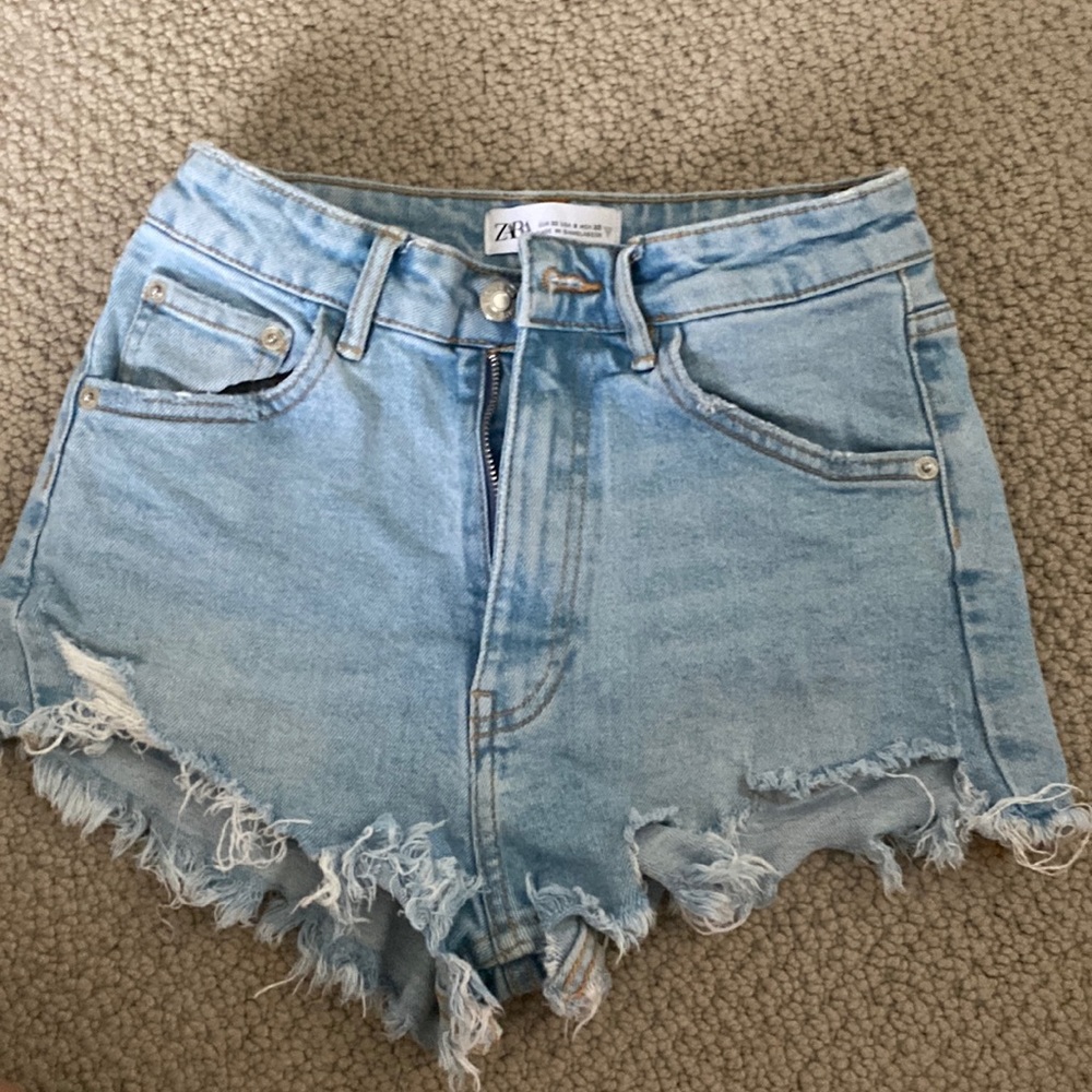 Zara denim shorts
